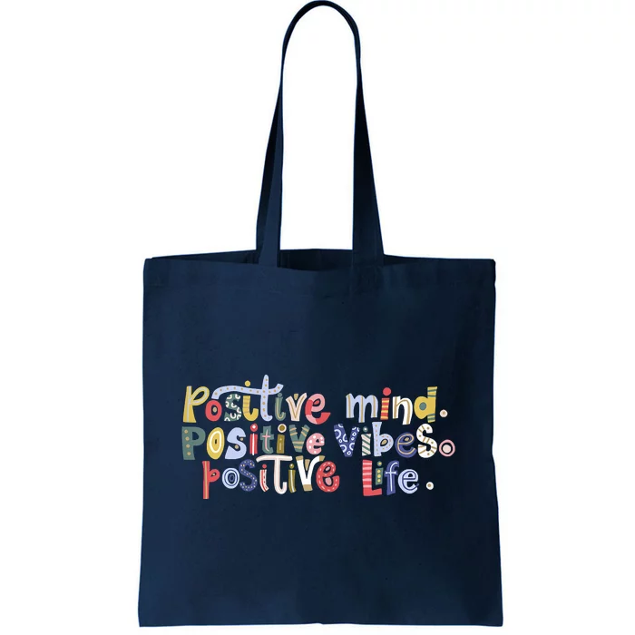 Positive Spring Flowers Tote Bag