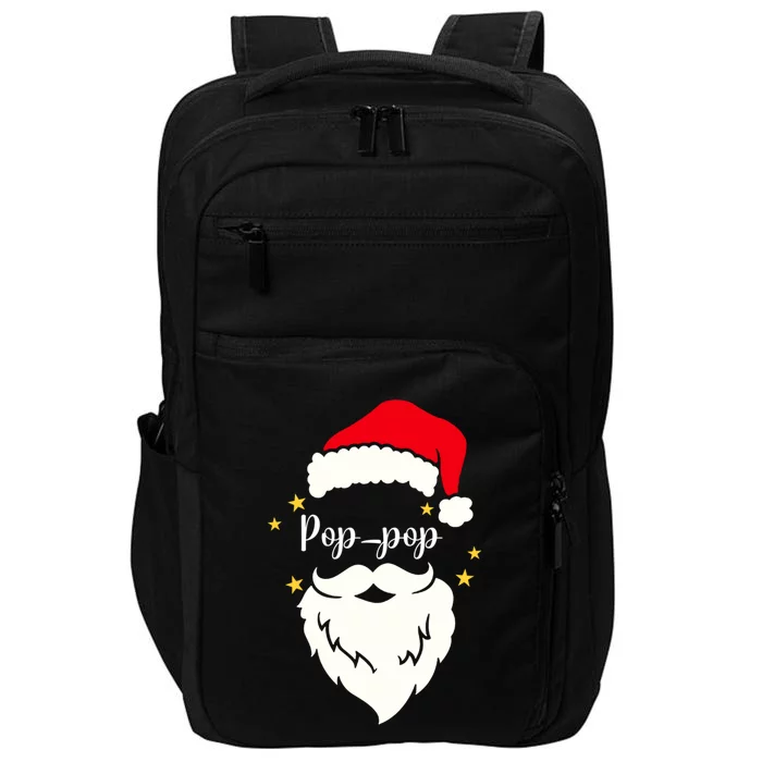 Poppop Santa Family Gift Family Christmas Gift Impact Tech Backpack