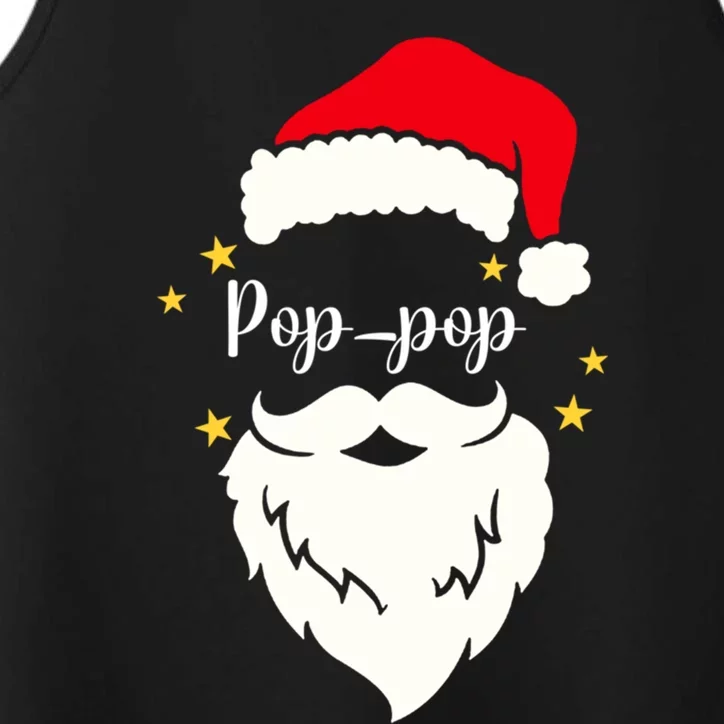 Poppop Santa Family Gift Family Christmas Gift Performance Tank