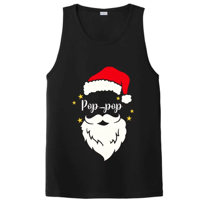 Poppop Santa Family Gift Family Christmas Gift Performance Tank