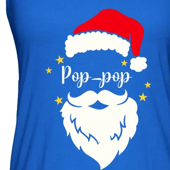 Poppop Santa Family Gift Family Christmas Gift Ladies Essential Flowy Tank