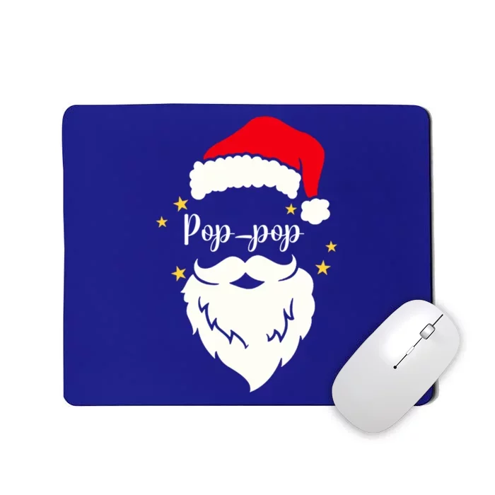 Poppop Santa Family Gift Family Christmas Gift Mousepad