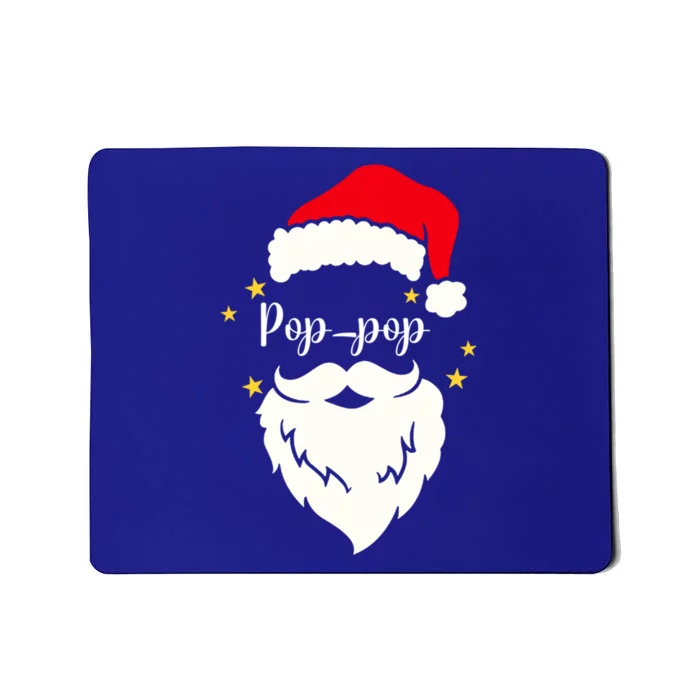 Poppop Santa Family Gift Family Christmas Gift Mousepad