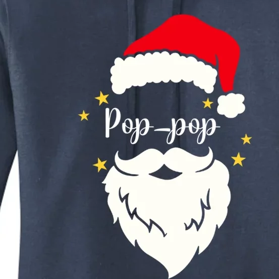 Poppop Santa Family Gift Family Christmas Gift Women's Pullover Hoodie