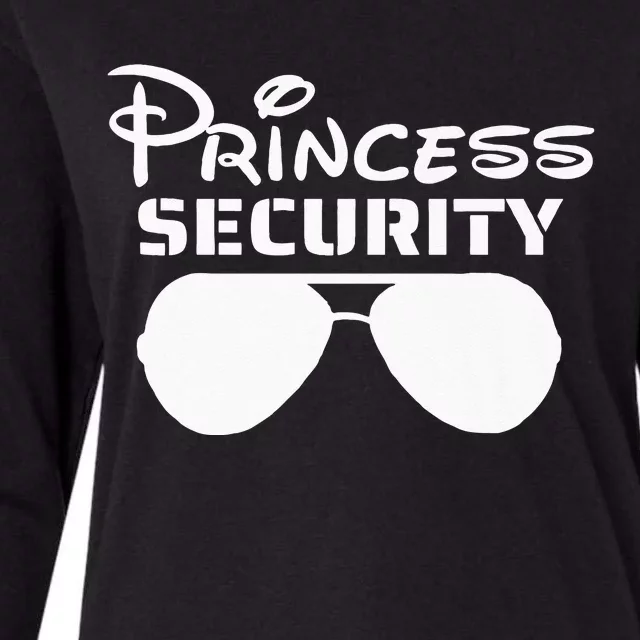 Princess Security Funny Birthday Halloween Party Design Womens Cotton Relaxed Long Sleeve T-Shirt