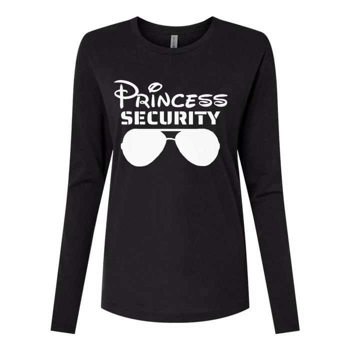 Princess Security Funny Birthday Halloween Party Design Womens Cotton Relaxed Long Sleeve T-Shirt