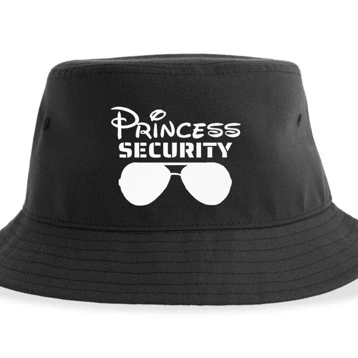 Princess Security Funny Birthday Halloween Party Design Sustainable Bucket Hat