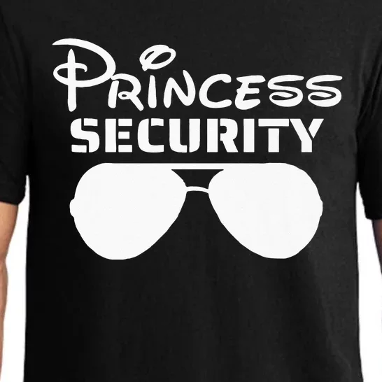 Princess Security Funny Birthday Halloween Party Design Pajama Set