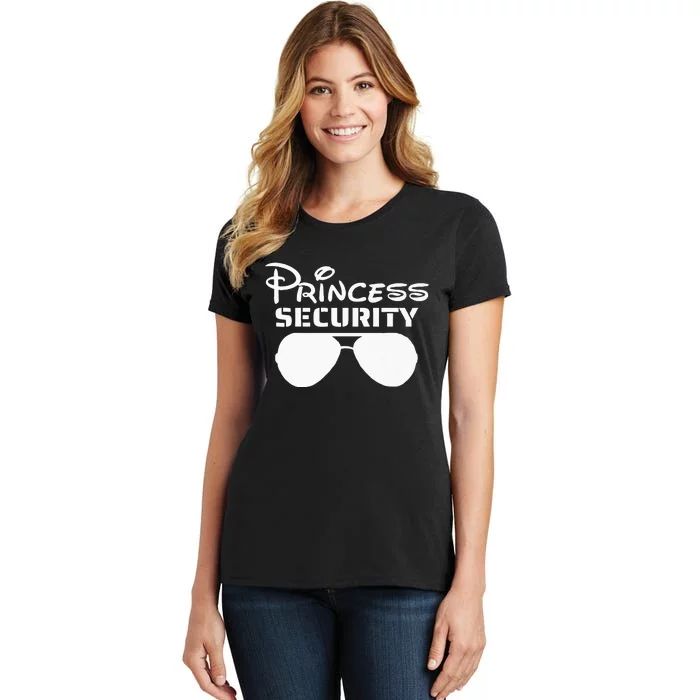 Princess Security Funny Birthday Halloween Party Design Women's T-Shirt