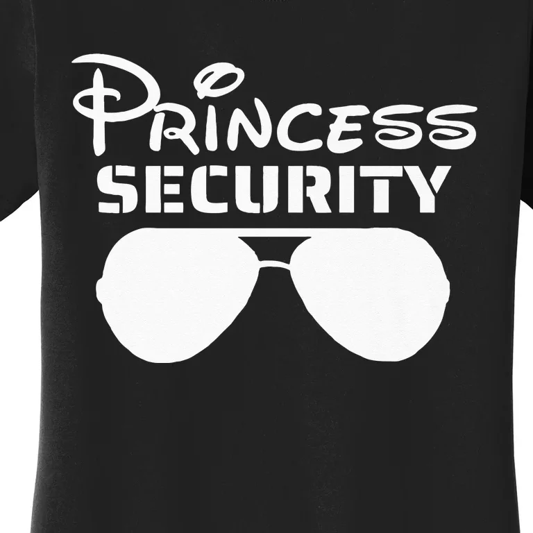 Princess Security Funny Birthday Halloween Party Design Women's T-Shirt