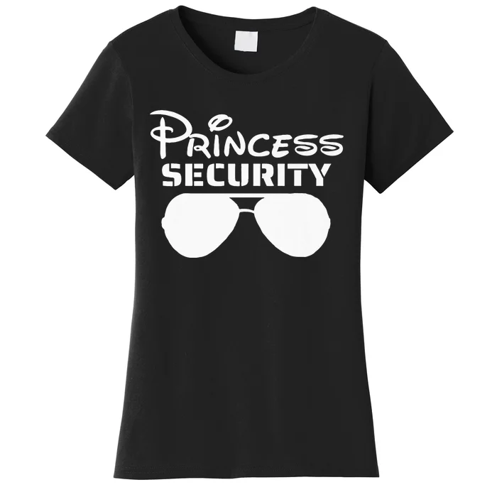 Princess Security Funny Birthday Halloween Party Design Women's T-Shirt