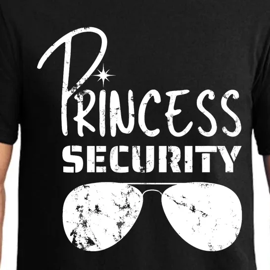 Princess Security Funny Birthday Party Dad Father Girl Pajama Set