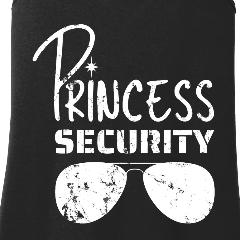 Princess Security Funny Birthday Party Dad Father Girl Ladies Essential Tank