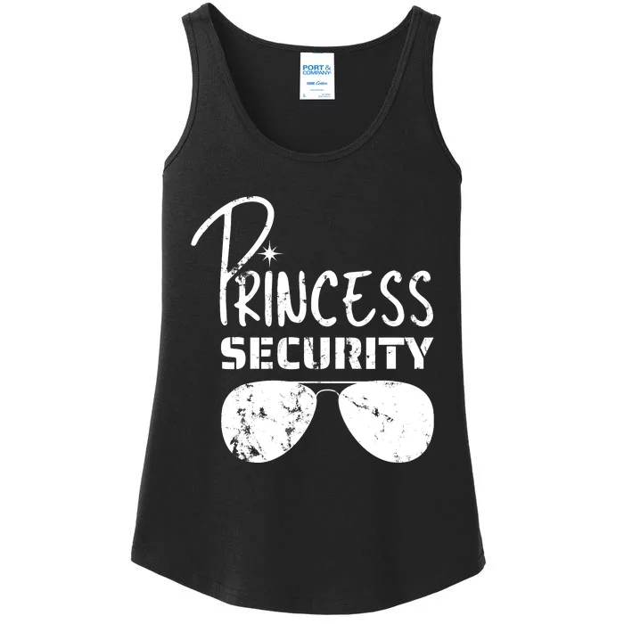 Princess Security Funny Birthday Party Dad Father Girl Ladies Essential Tank