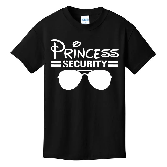 Princess Security Funny Birthday Halloween Party Design Kids T-Shirt