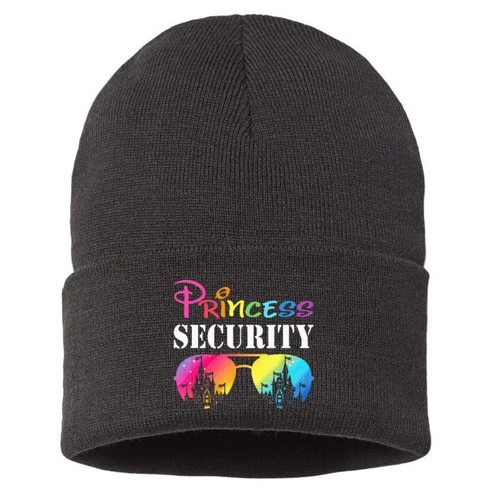 Princess Security Family Mom Dad Birthday Sustainable Knit Beanie