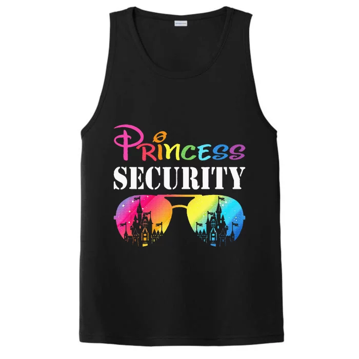 Princess Security Family Mom Dad Birthday Performance Tank