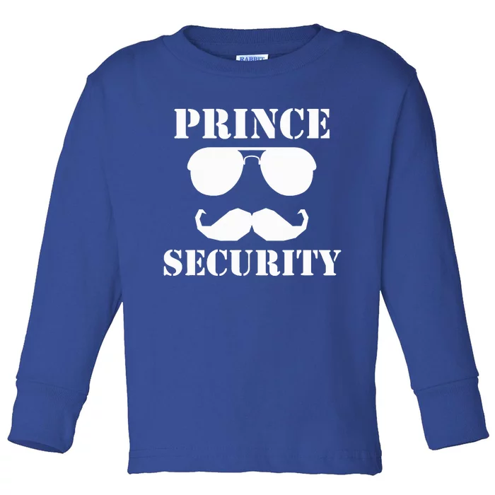 Prince Security Family Guardian Safety Officer Toddler Long Sleeve Shirt