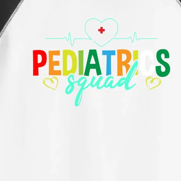 Pediatrics Squad Funny Pediatric Nurse Care Health Cute Gift Toddler Fine Jersey T-Shirt