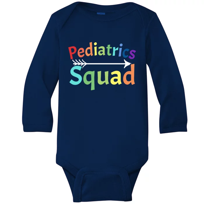 Pediatrics Squad Funny Gift Baby Long Sleeve Bodysuit