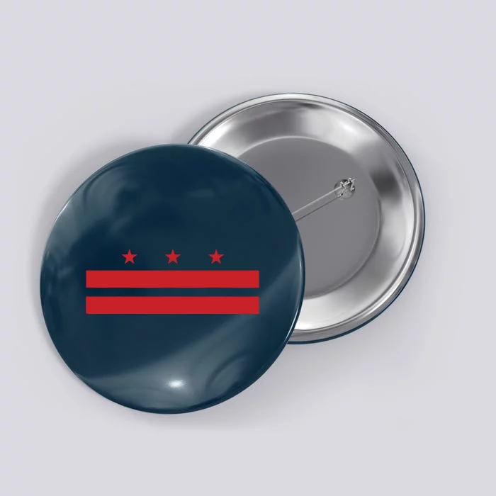 Patriotic State Flag Of Washington Dc Button