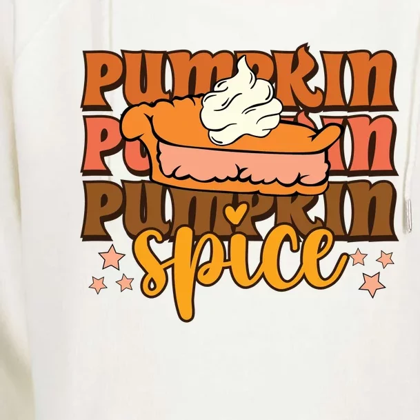 Pumpkin Spice Fall Vibes Autumn Season Thanksgiving Pumpkin Spice Funny Womens Funnel Neck Pullover Hood