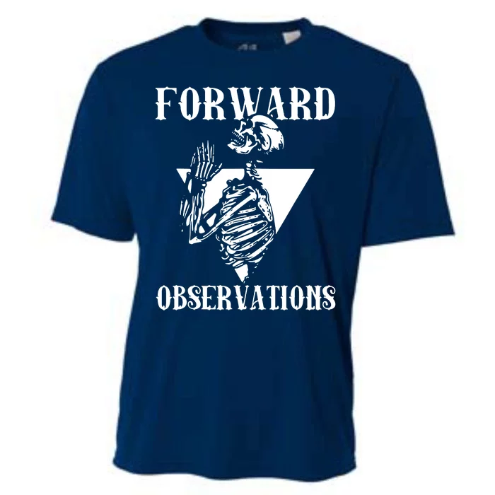 Praying Skeleton Forward Observation Cooling Performance Crew T-Shirt