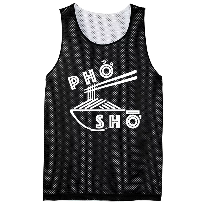 Pho Sho Funny Mesh Reversible Basketball Jersey Tank