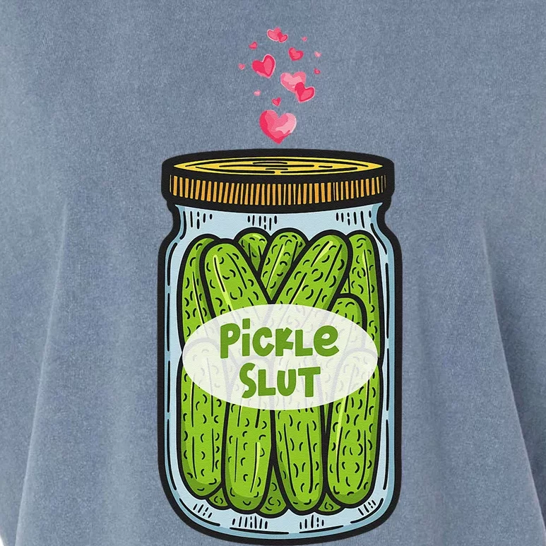 Pickle Slut For Dill And Pickle Lover Garment-Dyed Women's Muscle Tee