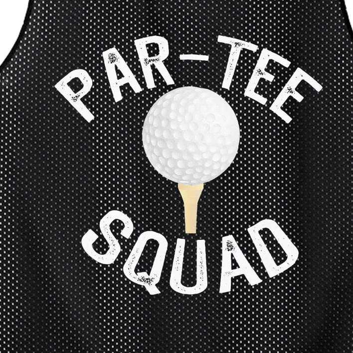 Partee Squad Funny Golf Design For Golf Lovers Mesh Reversible Basketball Jersey Tank