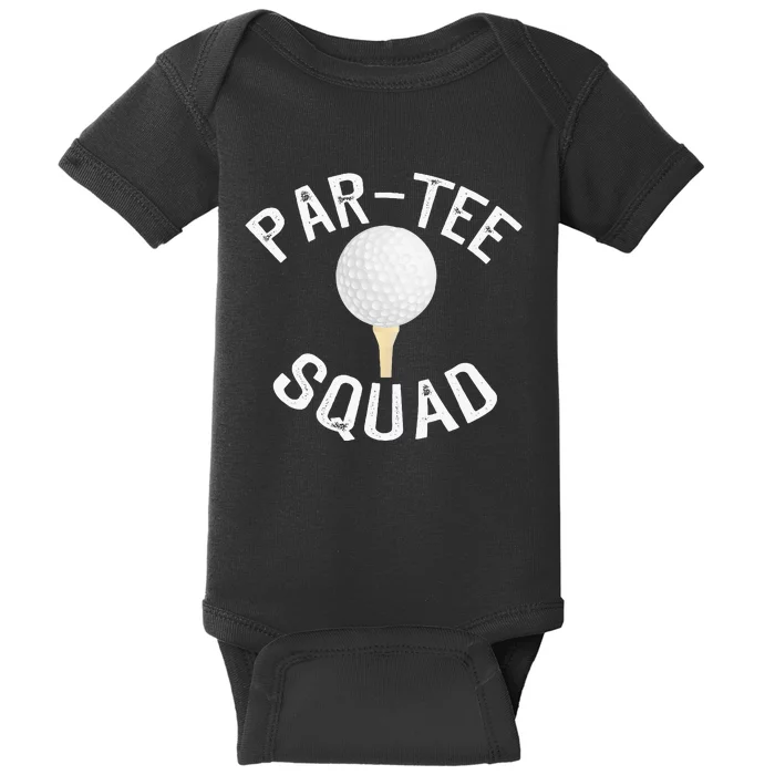 Partee Squad Funny Golf Design For Golf Lovers Baby Bodysuit