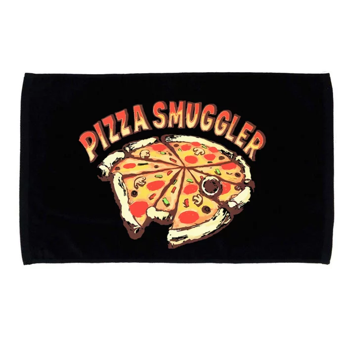 Pizza Smuggler For Pizza Lovers Microfiber Hand Towel