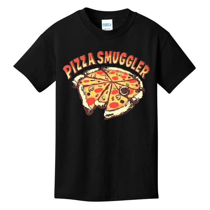 Pizza Smuggler For Pizza Lovers Kids T-Shirt