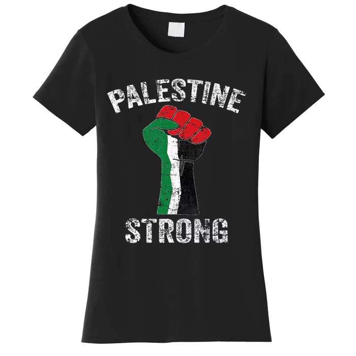 Palestine Strong Free Palestine Women's T-Shirt