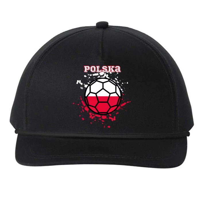 Polska Soccer Funny Snapback Five-Panel Rope Hat