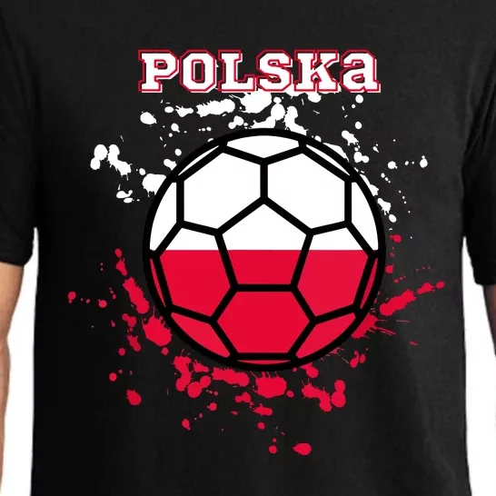 Polska Soccer Funny Pajama Set