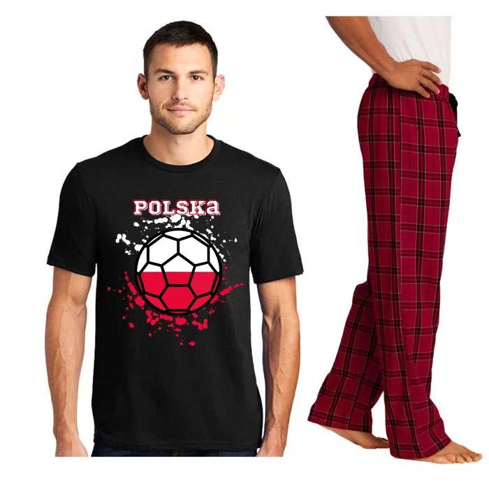 Polska Soccer Funny Pajama Set