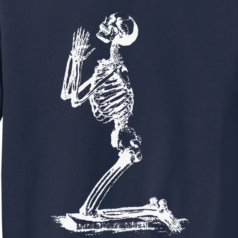 Praying Skeleton Funny Cool Morbid Prayer Design Sweatshirt