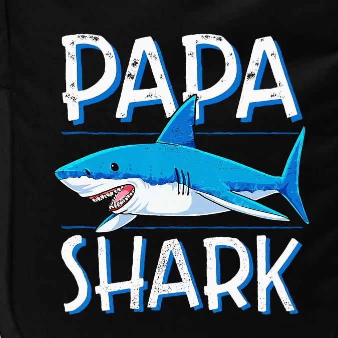 Papa Shark Family Matching Dad Daddy Jawsome Impact Tech Backpack