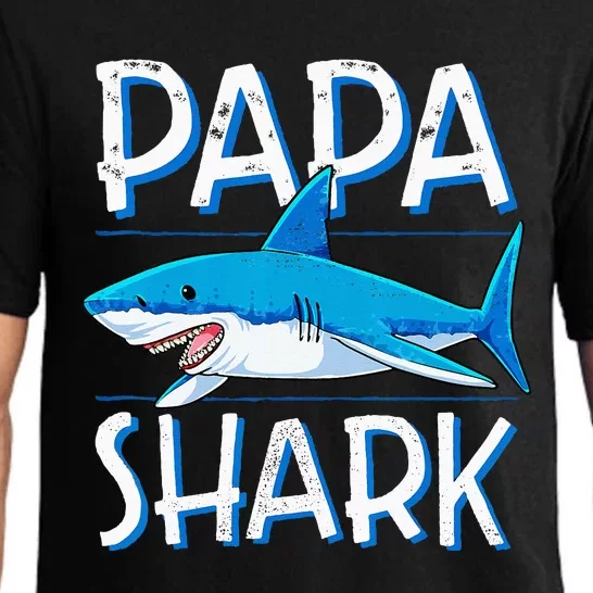 Papa Shark Family Matching Dad Daddy Jawsome Pajama Set