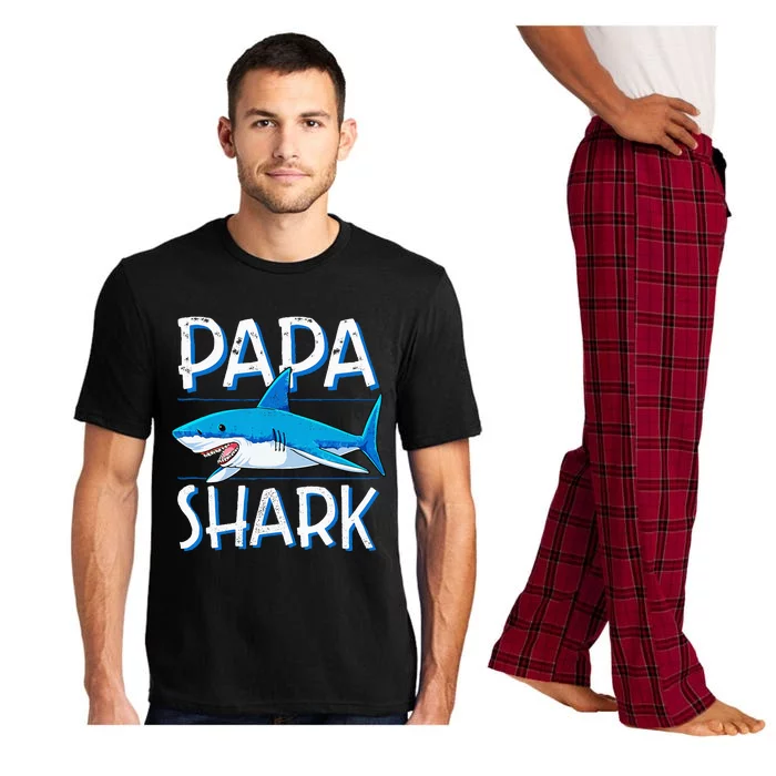 Papa Shark Family Matching Dad Daddy Jawsome Pajama Set