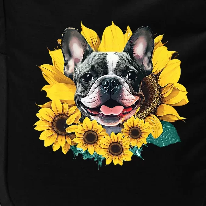 Preppy Sunflower Frenchie Impact Tech Backpack