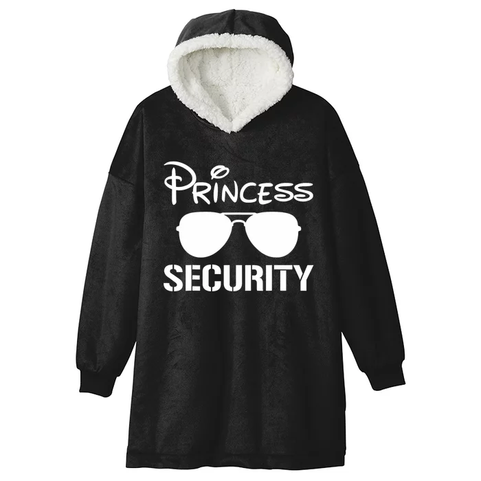 Princess Security Funny Birthday Halloween Party Hooded Wearable Blanket