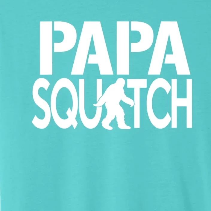 Papa Squatch For Dad Sasquatch Bigfoot Gift ChromaSoft Performance T-Shirt