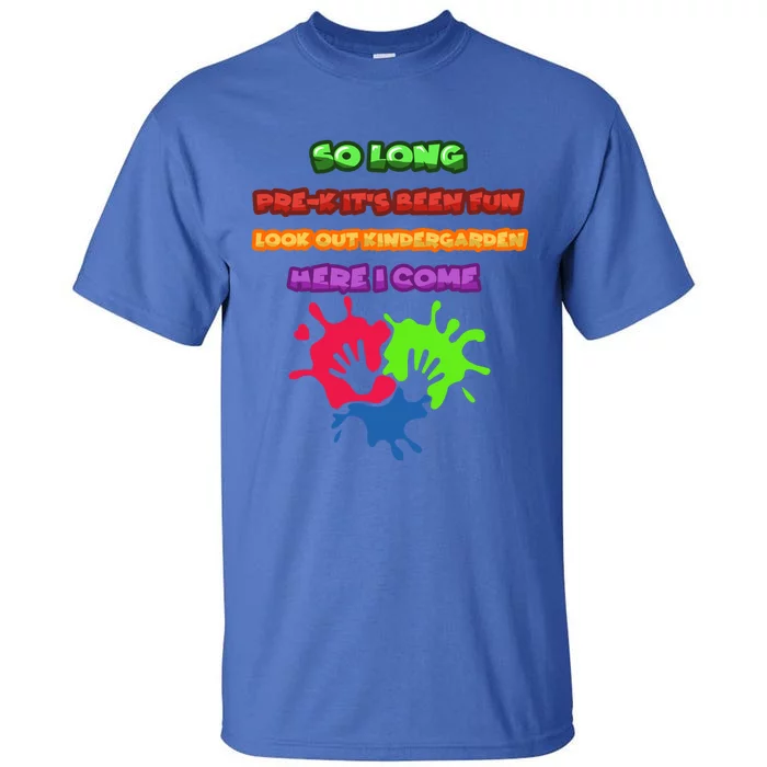 PreK School Funny Kindergarten Gift Tall T-Shirt