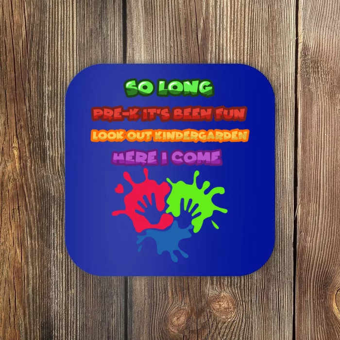 PreK School Funny Kindergarten Gift Coaster