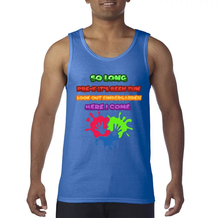 PreK School Funny Kindergarten Gift Tank Top