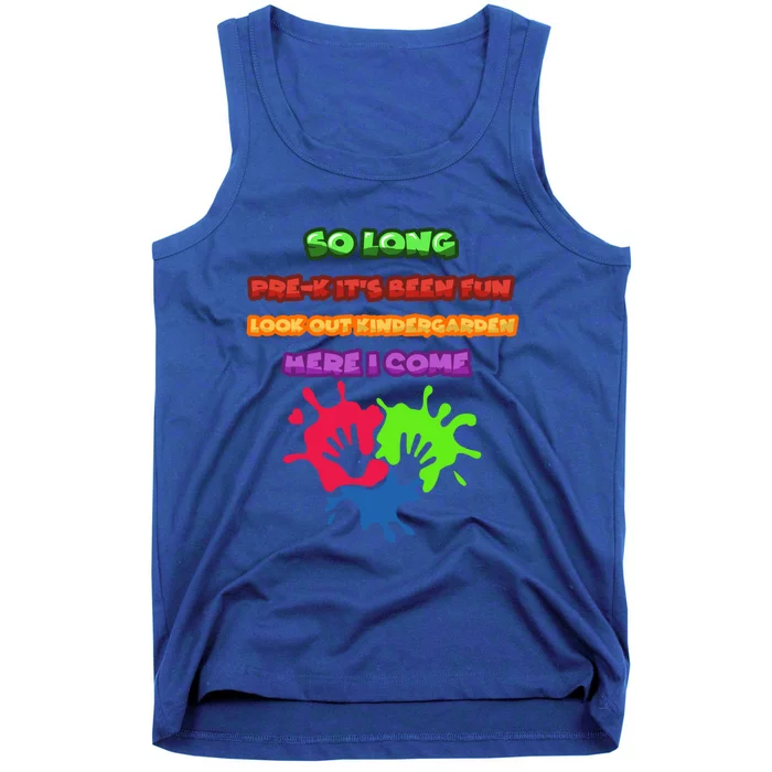 PreK School Funny Kindergarten Gift Tank Top