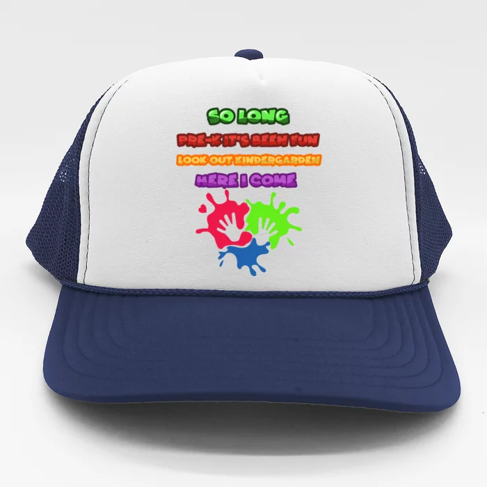 PreK School Funny Kindergarten Gift Trucker Hat