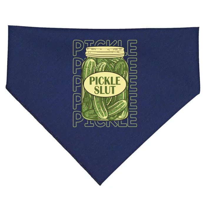 Pickle Slut Funny Canned Pickles USA-Made Doggie Bandana